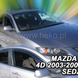 Ανεμοθραύστες για Mazda 3 (2003-2009) sedan - 4 τμχ. εμπρός και πίσω