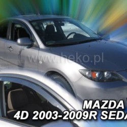 Ανεμοθραύστες για Mazda 3 (2003-2009) 5 πορτο , sedan - 2 τμχ. εμπρός