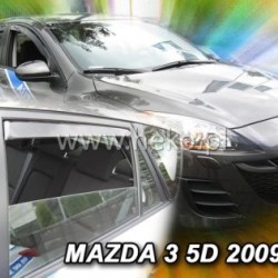 Ανεμοθραύστες για Mazda 3 (2008-2014) 5 πορτο - 4 τμχ. εμπρός και πίσω