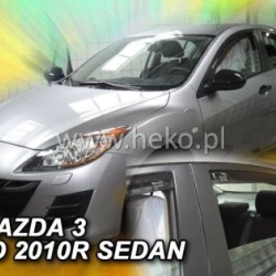 Ανεμοθραύστες για Mazda 3 (2008-2014)  sedan  - 4 τμχ. εμπρός και πίσω