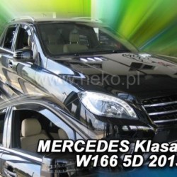 Ανεμοθραύστες για Mercedes ML W166 (2011+) / GLE W292 (2016-2019) 5 πορτο - 4 τμχ. εμπρός και πίσω