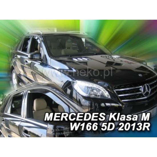 Ανεμοθραύστες για Mercedes ML W166 (2011+) / GLE W292 (2016-2019) 5 πορτο - 4 τμχ. εμπρός και πίσω
