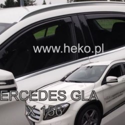 Ανεμοθραύστες για Mercedes GLA X156 (2014+) 5 πορτο - 4 τμχ. εμπρός και πίσω