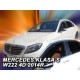 Ανεμοθραύστες για Mercedes S-Class W222  (2013+) sedan long - 4 τμχ. εμπρός και πίσω