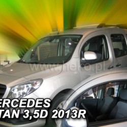 Ανεμοθραύστες για Mercedes Citan W415 (2012+) 3/5 πορτο - 2 τμχ. εμπρός