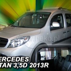 Ανεμοθραύστες για Mercedes Citan W415 (2012+) 3/5 πορτο - 4 τμχ. εμπρός και πίσω
