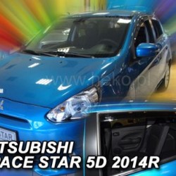 Ανεμοθραύστες για Mitsubishi Space Star (1998-2005) 5 πορτο - 4 τμχ. εμπρός και πίσω Ανεμοθραύστες για Mitsubishi Space Star (1998-2005) 5 πορτο - 4 τμχ. εμπρός και πίσω