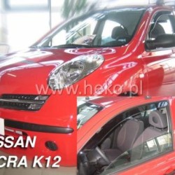 Ανεμοθραύστες για Nissan Micra (2002+) 3 πορτο