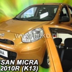 Ανεμοθραύστες για Nissan Micra (2010+) 5 πορτο - 2 τμχ. εμπρός