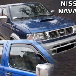 Ανεμοθραύστες για Nissan Navara / Pick Up (2001-2005) 4 πορτο - 4 τμχ. εμπρός και πίσω