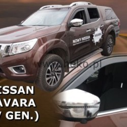 Ανεμοθραύστες για Nissan Navara (2014+) 4 πορτο - 2 τμχ. εμπρός