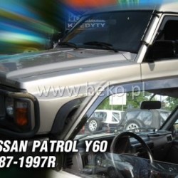 Ανεμοθραύστες για Nissan Patrol (1987-1997) χωρίς ηλ. καθρέπτες 3/5 πορτο - 2 τμχ. εμπρός Ανεμοθραύστες για Nissan Patrol (1987-1997) χωρίς ηλ. καθρέπτες 3/5 πορτο - 2 τμχ. εμπρός