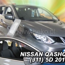 Ανεμοθραύστες για Nissan Qashqai (2013+) 5 πορτο - 2 τμχ. εμπρός