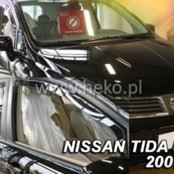Ανεμοθραύστες για Nissan TIIDA   (2007+) 5 πορτο - 4 τμχ. εμπρός και πίσω