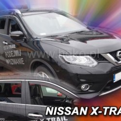 Ανεμοθραύστες για Nissan X-Trail  (2013+) - 4 τμχ. εμπρός και πίσω