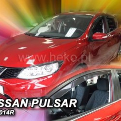 Ανεμοθραύστες για Nissan Pulsar (2014+) 5 πορτο - 4 τμχ. εμπρός και πίσω Ανεμοθραύστες για Nissan Pulsar (2014+) 5 πορτο - 4 τμχ. εμπρός και πίσω