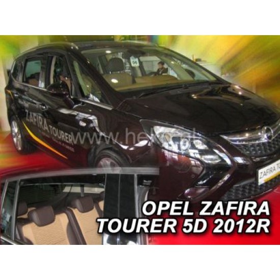 Ανεμοθραύστες για Opel Zafira C Tourer  (2011+)  - 4 τμχ. εμπρός και πίσω