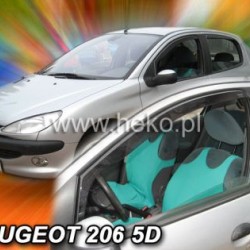 Ανεμοθραύστες για Peugeot 206  5 πορτο - 2 τμχ. εμπρός