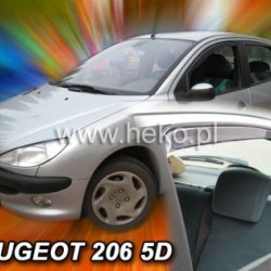 Ανεμοθραύστες για Peugeot 206  5 πορτο - 4 τμχ. εμπρός και πίσω