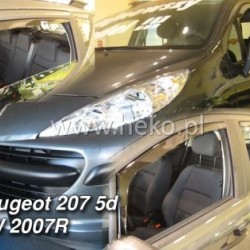 Ανεμοθραύστες για Peugeot 207 (2006+)  combi - 4 τμχ. εμπρός και πίσω
