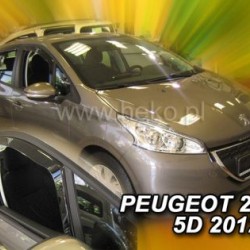 Ανεμοθραύστες για Peugeot 208 (2012+ ) 5 πορτο - 2 τμχ. εμπρός