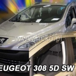 Ανεμοθραύστες για Peugeot 308 (2007-2013 ) combi - 4 τμχ. εμπρός και πίσω Ανεμοθραύστες για Peugeot 308 (2007-2013 ) combi - 4 τμχ. εμπρός και πίσω