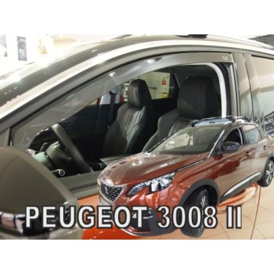 Ανεμοθραύστες για Peugeot 3008/ 5008 (2017+) / (2024+) - 2 τμχ. εμπρός