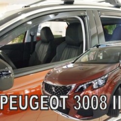 Ανεμοθραύστες για Peugeot 3008   (2017+) - 4 τμχ. εμπρός και πίσω