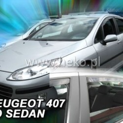 Ανεμοθραύστες για Peugeot 407 (2004+) sedan - 4 τμχ. εμπρός και πίσω Ανεμοθραύστες για Peugeot 407 (2004+) sedan - 4 τμχ. εμπρός και πίσω