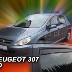 Ανεμοθραύστες για Peugeot 307 (2001+) combi - 4 τμχ. εμπρός και πίσω
