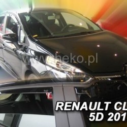 Ανεμοθραύστες για Renault Clio  (2012+) 5 πορτο - 4 τμχ. εμπρός και πίσω