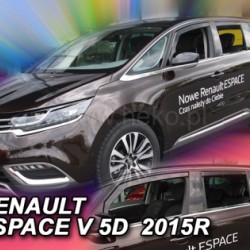 Ανεμοθραύστες για Renault Espace (2014+) - 4 τμχ. εμπρός και πίσω Ανεμοθραύστες για Renault Espace (2014+) - 4 τμχ. εμπρός και πίσω