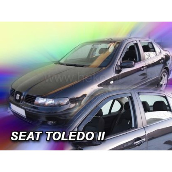 Ανεμοθραύστες για Seat Toledo /Leon (1999-2006) sedan - 4 τμχ. εμπρός και πίσω