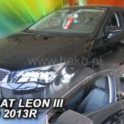 Ανεμοθραύστες για Seat Leon (2013+) 5 πορτο - 4 τμχ εμπρός και πίσω