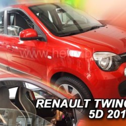 Ανεμοθραύστες για Renault Twingo (2014+) 5 πορτο - 2 τμχ εμπρός