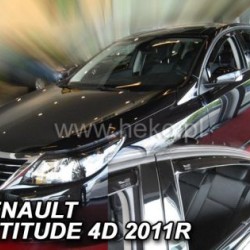 Ανεμοθραύστες για Renault Latitude (2011+) sedan - 4 τμχ εμπρός και πίσω