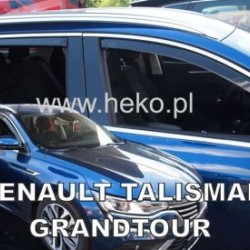 Ανεμοθραύστες για Renault Talisman / Grandtour (2015+) 5 πορτο - 4 τμχ εμπρός και πίσω