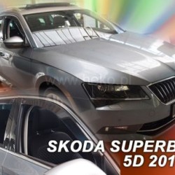 Ανεμοθραύστες για Skoda Superb (2002-2008) sedan - 4 τμχ εμπρός και πίσω