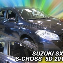Ανεμοθραύστες για Suzuki SX4 II S-Cross (2013+) 5 πορτο - 4 τμχ εμπρός και πίσω