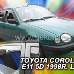 Ανεμοθραύστες για Toyota Corolla (1997-2001) 5 πορτο - 4 τμχ εμπρός και πίσω Ανεμοθραύστες για Toyota Corolla (1997-2001) 5 πορτο - 4 τμχ εμπρός και πίσω