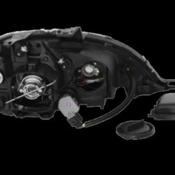 Φανάρια εμπρός led για Mercedes ML W163 (1998-2001) , με λάμπες (Η1) - σετ 2τμχ.