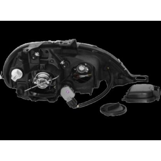 Φανάρια εμπρός led για Mercedes ML W163 (1998-2001) , με λάμπες (Η1) - σετ 2τμχ.