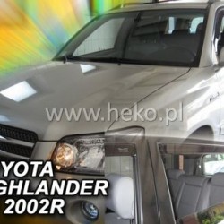 Ανεμοθραύστες για Toyota Highlander (USA) (2001-2007) - 4 τμχ εμπρός και πίσω