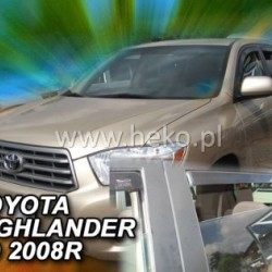 Ανεμοθραύστες για Toyota Highlander (USA) (2007+) - 4 τμχ εμπρός και πίσω