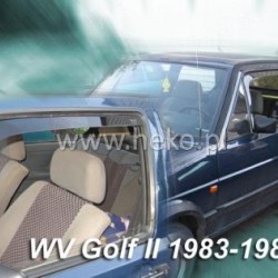 Ανεμοθραύστες για Vw Golf 2 (1983-1987) (με το μικρό παραθυράκι) sedan - 4 τμχ εμπρός και πίσω Ανεμοθραύστες για Vw Golf 2 (1983-1987) (με το μικρό παραθυράκι) sedan - 4 τμχ εμπρός και πίσω