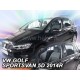 Ανεμοθραύστες για Vw Golf Sportsvan (2014+) - 4 τμχ. εμπρός και πίσω