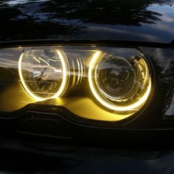 Δαχτυλίδια angel eyes για BMW E46 coupe (1998-2003) / BMW E46 Sedan, Combi (1998-2005) - κίτρινο χρώμα Δαχτυλίδια angel eyes για BMW E46 coupe (1998-2003) / BMW E46 Sedan, Combi (1998-2005) - κίτρινο χρώμα