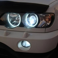 Δαχτυλίδια angel eyes για BMW X5 (1999-2005) - Λευκό χρώμα Δαχτυλίδια angel eyes για BMW X5 (1999-2005) - Λευκό χρώμα