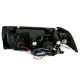 Φανάρια εμπρός angel eyes για BMW E36 (1991-1999) 2d coupe - μαύρα , με λάμπες (Η1) - σετ 2τμχ.