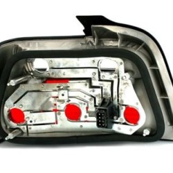Πίσω φανάρια για BMW E36 (1991-1999) 4d sedan - μαύρα - σετ 2τμχ.